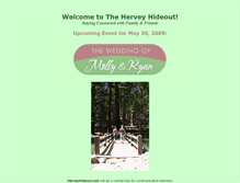 Tablet Screenshot of herveyhideout.com